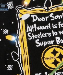 dear santa pittsburgh steelers win the super bowl ugly christmas sweater 7 zFuPm