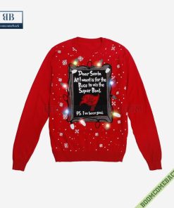 dear santa tampa bay buccaneers win the super bowl ugly christmas sweater 5 Qn03r