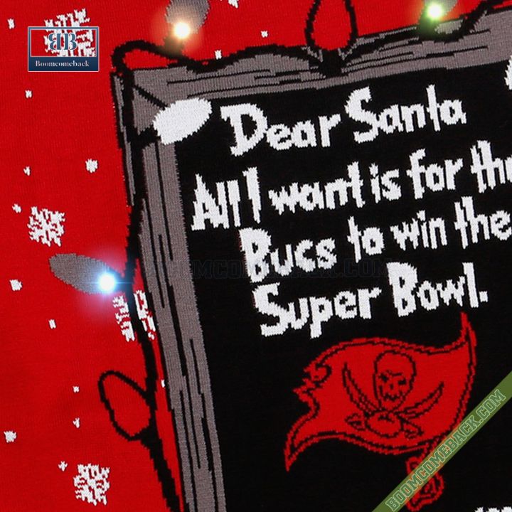Dear Santa Tampa Bay Buccaneers Win The Super Bowl Ugly Christmas Sweater
