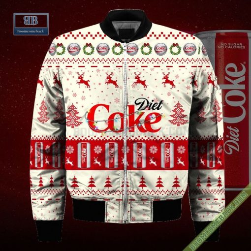 Diet Coke Santa Hat Christmas Ugly Christmas Sweater Hoodie Zip Hoodie Bomber Jacket