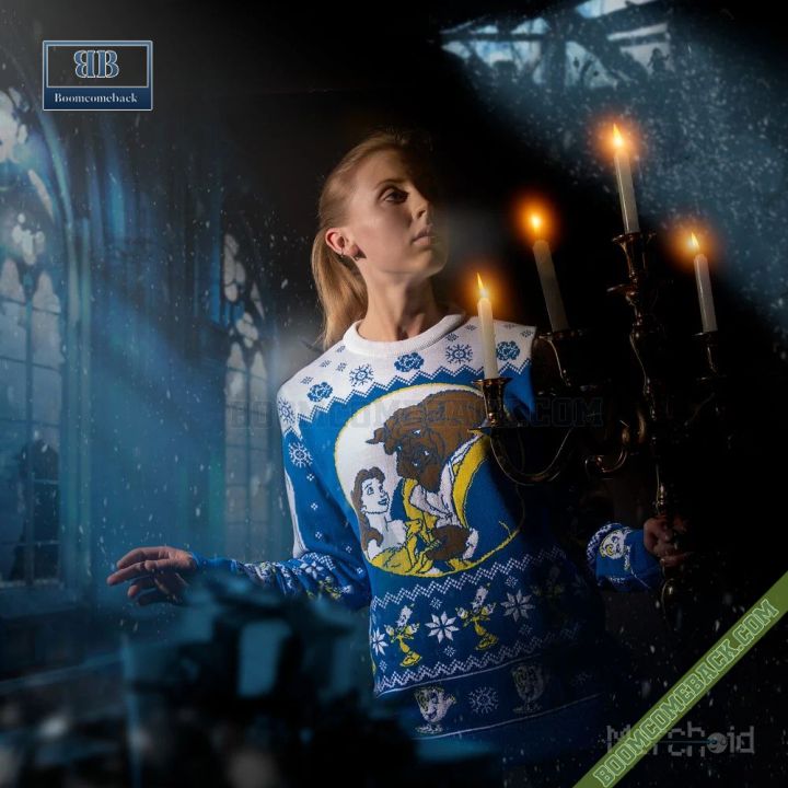 Disney Beauty and the Beast Ugly Chrismas Sweater