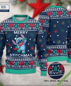 Disney Lilo And Stitch Merry Stitchmas Wool Sweater