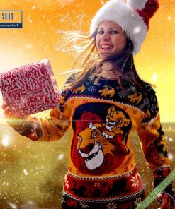 Disney Lion King Hakuna Ugly Christmas Sweater Gift For Adult And Kid