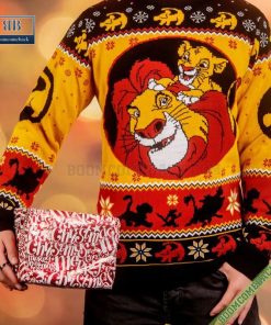 disney lion king hakuna ugly christmas sweater gift for adult and kid 5 9tgST