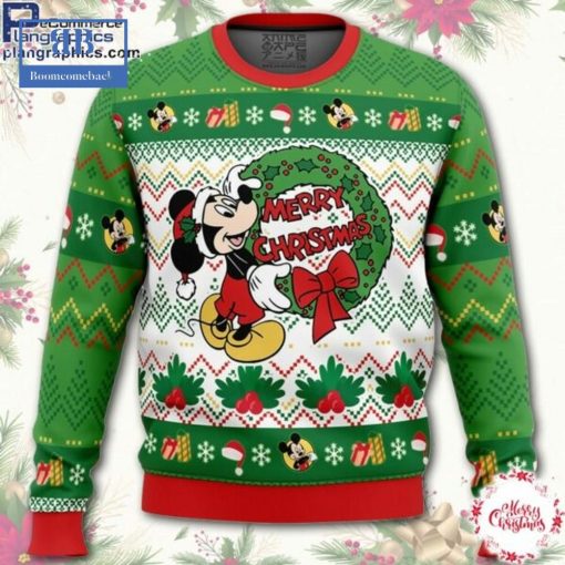 Disney Mickey Mouse Merry Christmas Ugly Christmas Sweater