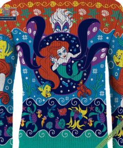 disney the little mermaid characters ugly christmas sweater 9 nj1Yw