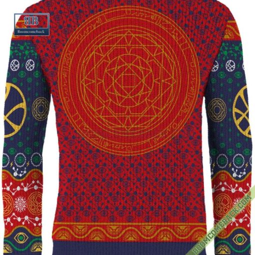 Doctor Strange Taos Mandalas Ugly Christmas Sweater