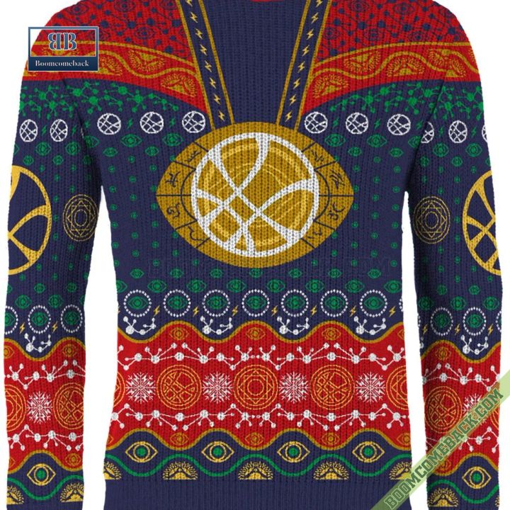 Doctor Strange Taos Mandalas Ugly Christmas Sweater