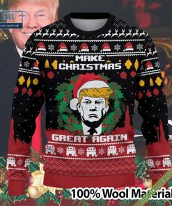 donald trump make christmas great again ugly sweater best gift for trump lovers 3 tmABS