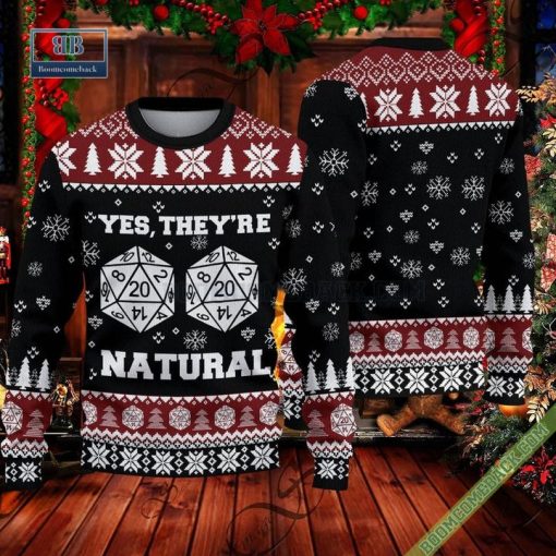 Dungeons & Dragons They’re Natural Ugly Christmas Sweater