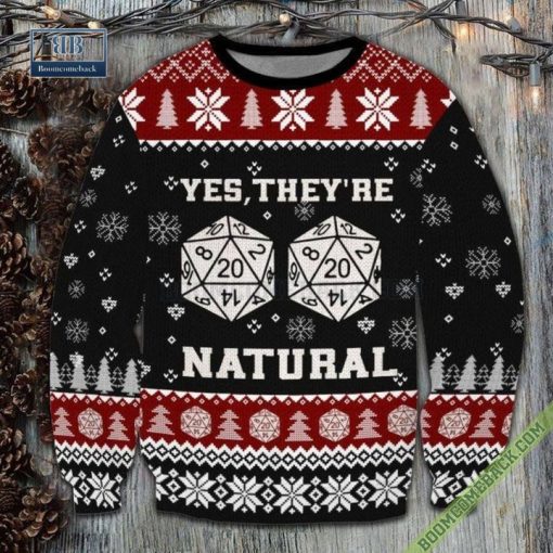 Dungeons & Dragons They’re Natural Ugly Christmas Sweater