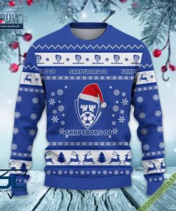 eliteserien sarpsborg 08 fotballforening ugly christmas sweater jumper 3 nEEfI