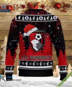 epl afc bournemouth logo ugly christmas sweater 5 M94DD