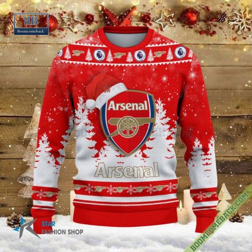 Arsenal Logo Ugly Christmas Sweater