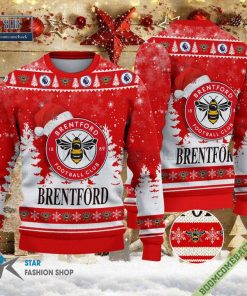 Brentford Logo Ugly Christmas Sweater