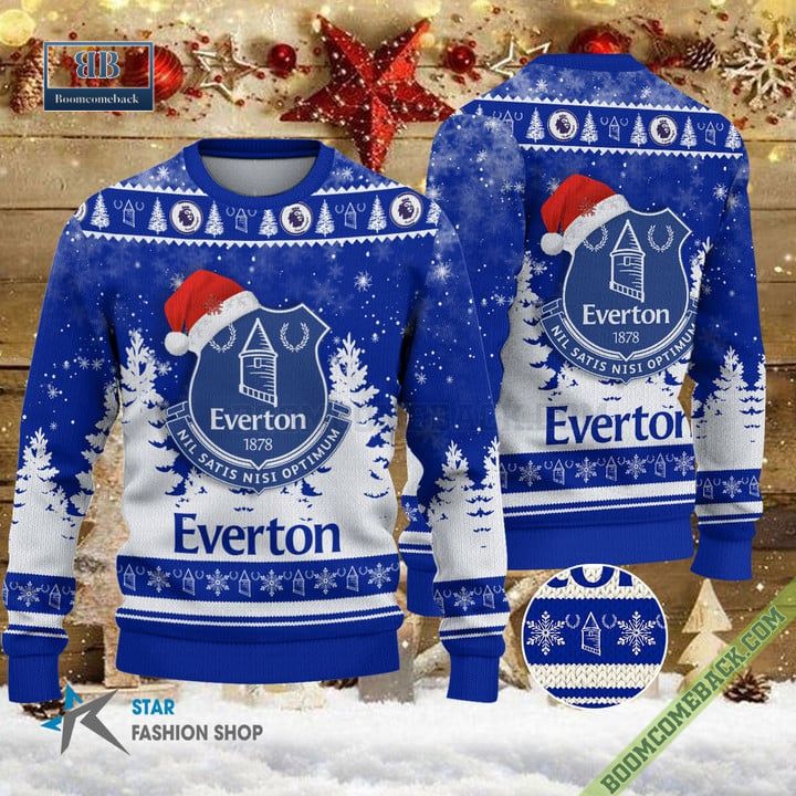 Everton Logo Ugly Christmas Sweater