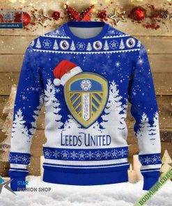 Leeds United Logo Ugly Christmas Sweater