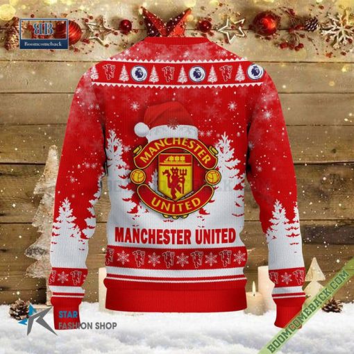 Manchester United Logo Ugly Christmas Sweater