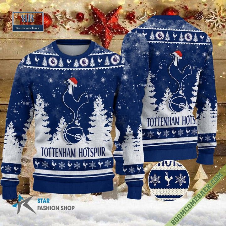 Tottenham Hotspur Logo Ugly Christmas Sweater