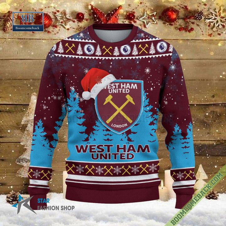 West Ham United Logo Ugly Christmas Sweater