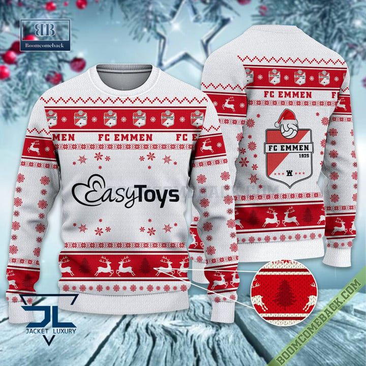 Eredivisie FC Emmen Soccer Club Ugly Sweater Lelijke Trui