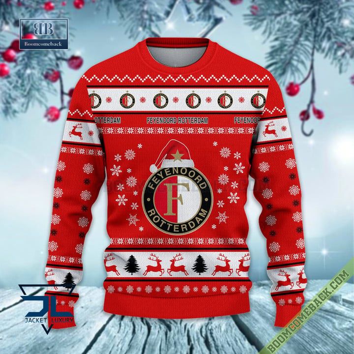 Eredivisie Feyenoord Rotterdam Soccer Club Ugly Sweater Lelijke Trui