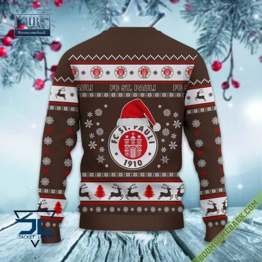 FC St. Pauli Ugly Christmas Sweater 2 Bundesliga Xmas Jumper