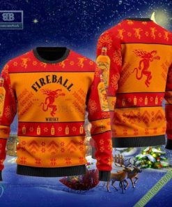 Fireball Whiskey Christmas Ugly Sweater