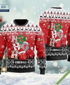 Fireball Whisky Ho Ho Ho Christmas Ugly Sweater