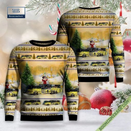 Forks Township Fire Department Christmas Sweater Jumper