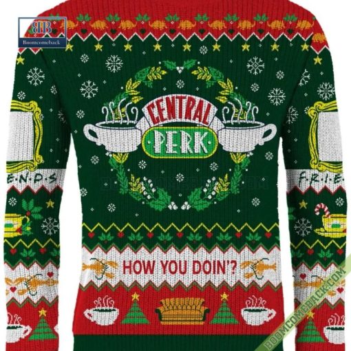 Friends TV Series Central Perk How You Doin Christmas Sweater Gift For Adult And Kid