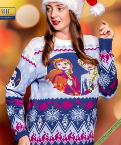 Frozen Elsa And Anna Ugly Christmas Sweater Gift For Adult And Kid