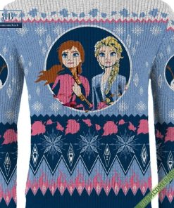 frozen elsa and anna ugly christmas sweater gift for adult and kid 7 CwsF3