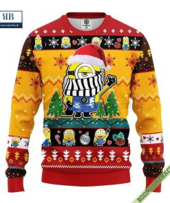 Funny Minions And Among Us Christmas Sweater