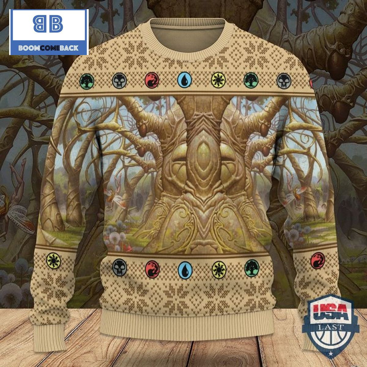 Game MTG Gaea's Cradle Ugly Knitted Sweater