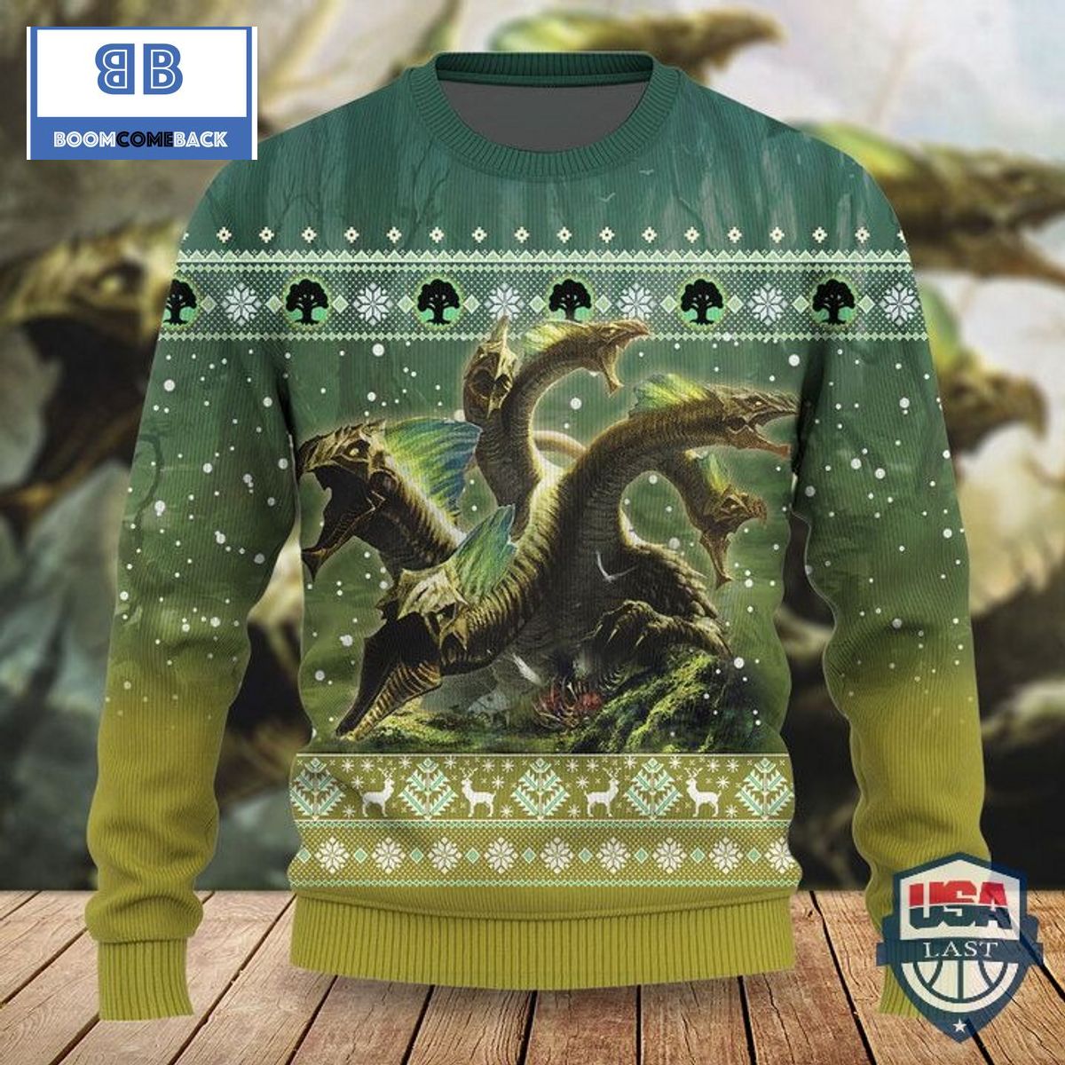 Game MTG Heroes's Bane Ugly Woolen Sweater