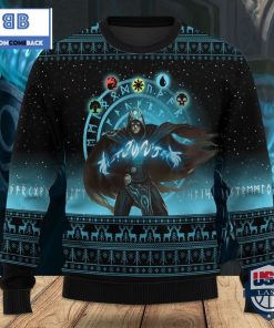 game mtg jace the mind sculptor ugly knitted sweater 2 Bnt1m