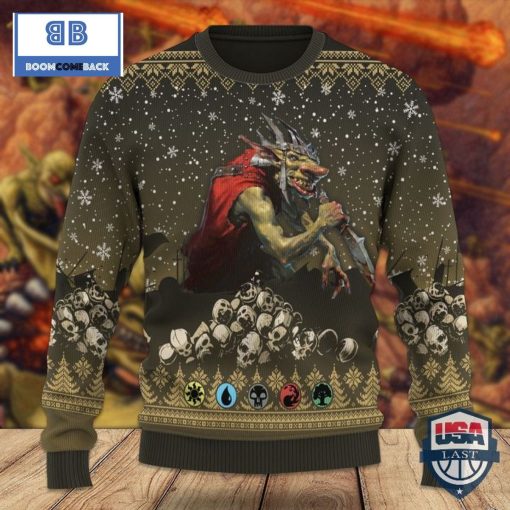 Game MTG Krenko Mob Boss Ugly Woolen Sweater