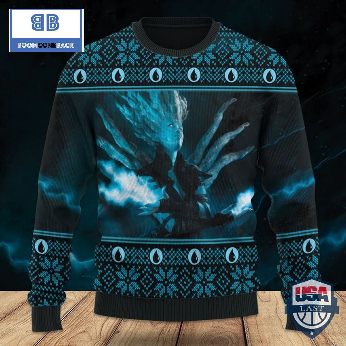 Game MTG Mind's Dilation Ugly Knitted Sweater