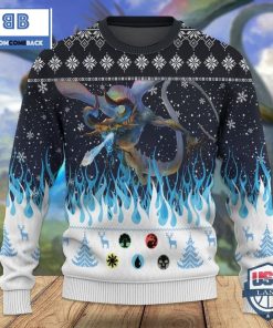 game mtg nicol bolas the ravager ugly knitted sweater 2 MEzy9
