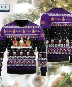 Geo Pattern Crown Royal Christmas Ugly Sweater