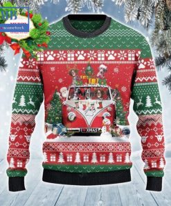 german shorthaired pointer christmas van ugly christmas sweater 3 nfwF3