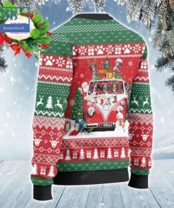 german shorthaired pointer christmas van ugly christmas sweater 5 MmiVW