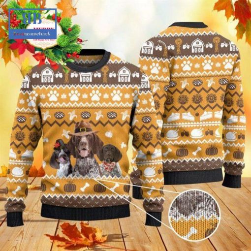 German Shorthaired Pointer Thanksgiving Gift Ugly Christmas Sweater