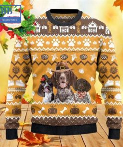 german shorthaired pointer thanksgiving gift ugly christmas sweater 3 xGqEg