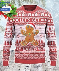 gingerbread lets get baked ugly christmas sweater 3 cWCga
