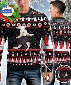goat baby in pocket ugly christmas sweater 5 8Hz1J