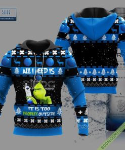 grinch all i need is ciroc it is too peopley outside ugly christmas sweater hoodie zip hoodie bomber jacket 2 hp2zd
