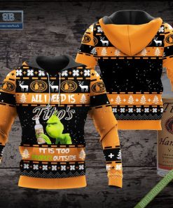 grinch all i need is titos vodka it is too peopley outside ugly christmas sweater hoodie zip hoodie bomber jacket 2 A0reg
