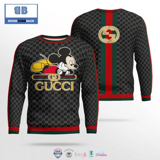 Gucci Mickey Mouse 3D Ugly Sweater